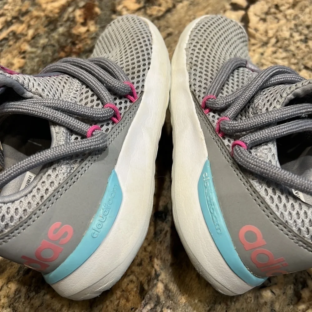 adidas Kids' Lite Racer Adapt 3.0 Shoes pink/ Gray size 11 K